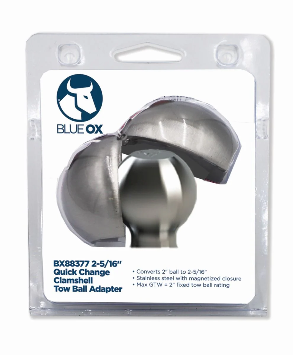 Blue Ox Adjustable Ball Mount fits 2 1/2 Inch Receiver Hitch, 7 Inch Drop/Rise, 12,000 lb Capacity - Image 3