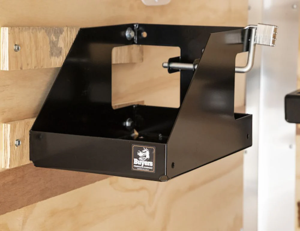 Locking Gas Container Rack for 5 Gal. Gas Can - Image 3
