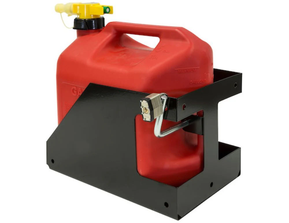 Locking Gas Container Rack for 5 Gal. Gas Can - Image 4